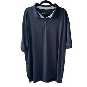 Mio Marino 4XL Men’s Black Polo Athletic Material.